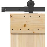  Klizna vrata NARVIK Prirodna i crna 70 x 210 cm (152,5 cm) | shoptok.hr