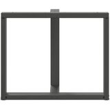  Noge za blagovaonski stol T-oblika 2 kom antracit 90x35x(72-73) cm čelik | Eponuda.ba