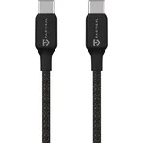 Stitch Thread pleten USB-C v USB-C kabel črne barve dolžine 1m