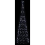 vidaXL Stožasto božićno drvce hladno bijelo 3000 LED žarulja 230x800cm | shoptok.hr