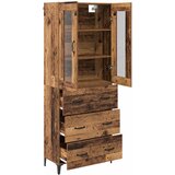  Highboard Staro drvo 69,5 x 34 x 180 cm Konstruirano drvo Slike