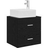  Set ormarića za kupaonicu 3 kom. Crna 53 x 34 5 x 63 cm - Crna | shoptok.hr