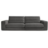 Bobochic Paris Črna žametna sedežna garnitura 276 cm Sierra – | Shoptok.si