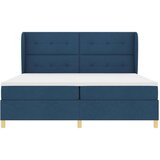  Podna opruga s madracem Tamno siva 90x190 cm Plava 200 x 200 cm | shoptok.hr