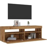 vidaXL TV ormarić LED boja hrasta 120x35x40 cm konstruirano drvo | shoptok.hr