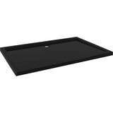  Pravokutna ABS tuš-kada crna 80 x 120 cm | shoptok.hr