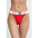 Tommy Jeans Spodnjice rdeča barva, UW0UW05161
