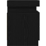  Noćni ormar 2 pcs Crni hrast 35 x 39 x 55 cm Konstruirano drvo | shoptok.hr