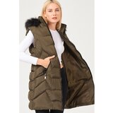 Dewberry Z6761 LADIES VEST-KHAKI Cijene