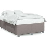 vidaXL Posteljni okvir taupe 140x200 cm blago | Shoptok.si