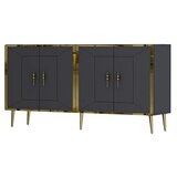 Hanah home komoda arno KB150 anthracite gold | ePonuda.com