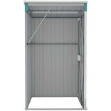  Zidno vrtno spremište zeleno 118 x 100 x 178 cm pocinčani čelik | shoptok.hr