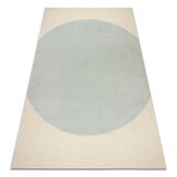RugsX FLUX 461.10.AE500 volnena preproga OSTA - geometrijska, strukturna, loft modra / smetana 240x340 cm, (5000176844) | Shoptok.si