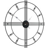  Zidni sat crni Ø 60 cm željezni | shoptok.hr