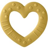 Bibs Baby Bitie Heart grizalo Mustard 1 kos Cene