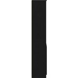  Visoka ploča crni hrast 37,5x35x180 cm izrađeno drvo | shoptok.hr