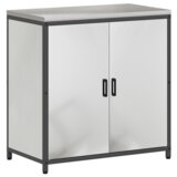 vidaXL Set za kuhinjsku pohranu 3 pcs Srebro 210 x 50 x 92 cm | shoptok.hr