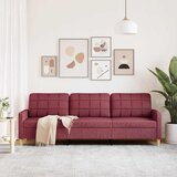  Trosjed od tkanine crvena boja vina 210 cm | Eponuda.ba
