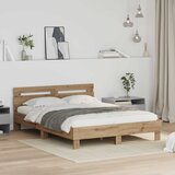  Krevetna konstrukcija Umjetnički hrast 120 x 200 cm | Eponuda.com