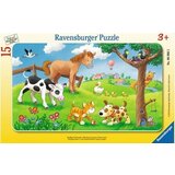 Ravensburger Frame Puzzle - Ljubki živalski prijatelji, 15 delov Cene