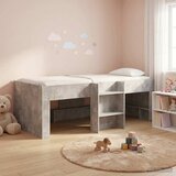  Kreveta za visoko spavanje djece Betonska siva 100 x 200 cm | Shoptok.si