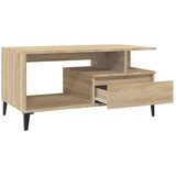  Stolić za kavu boja hrasta 90x49x45 cm konstruirano drvo | shoptok.hr
