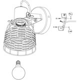 Eglo Anwick Stropni reflektor (40 W, E27, 1 kos) | Shoptok.si