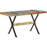  Blagovaonski stol 140 x 70 x 76 cm od masivnog obnovljenog drva | shoptok.hr