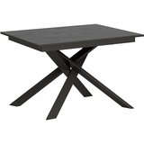 Itamoby   Ganty (90x120/180 cm) - antracit, barva nog: antracit - raztegljiva jedilna miza, (20842913) | Shoptok.si