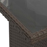 vidaXL 6-dijelni set vrtnih sofa od poliratana s jastucima smeđi | shoptok.hr