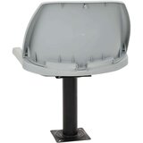 vidaXL Zložljiv sedež za čoln 4 kosi brez blazine siv 48x51x41 cm | Shoptok.si