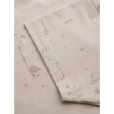 Ombre Men's T-shirt with print and round neckline - cream | shoptok.hr