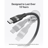 Anker pleteni USB-C na USB-C kabel 240 W, 0,9m, črn | Shoptok.si