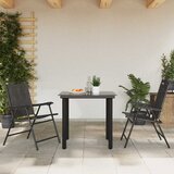  Sklopive vrtne stolice 2 kom prošarane sive čelik i tekstilen | shoptok.hr