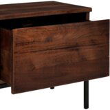 vidaXL Omare in policami za shranjevanje medijev s polico medeno rjava | Shoptok.si