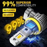 Auxito H11 LED sijalice 3000K žute DD-M6-H11-GY2-A 24000lm CANBUS set H8 H9 H16 | Eponuda.com