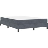 Box Postelja z vzmetnico z vzmetnico Temno siva 160 x 220 cm blago, (5000127840) | Shoptok.si