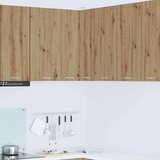Viseći ormarić Umjetnički hrast i bijela 57 x 57 x 80 cm | shoptok.hr