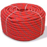 vidaXL Mornarska vrv polipropilen 12 mm 50 m rdeča | Shoptok.si