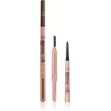 Brow-LA svinčnik za obrvi s krtačko odtenek 104 Rich Brown 0.08 g