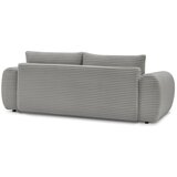 Bobochic Paris Temno siva raztegljiva sedežna garnitura iz rebrastega žameta 257 cm Lucien – | Shoptok.si