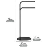 Wenko Crni željezan držač za ručnike Levante – | shoptok.hr