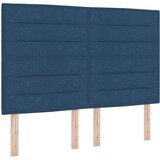  LED Box Spring Krevet s madracem Plava 140 x 190 cm tkanina | shoptok.hr