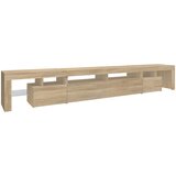 TV ormarić s LED svjetlima boja hrasta sonome 260x36,5x40 cm | shoptok.hr