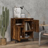  Komoda boja dimljenog hrasta 60 x 35 x 70 cm konstruirano drvo | Eponuda.com