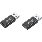 INF Adapter USB ženski na USB moški 3.1 raven konektor (2 kosa), (5000291392) | Shoptok.si