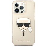 Karl Lagerfeld zaščitni ovitek Glitter Gold, Iphone 13 Pro Max, (20689581) Cene