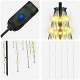  LED božićno drvce 165 cm 270 LED lampica Topla bijela Željezo | shoptok.hr