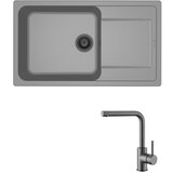 ELLECI Set Life 410 + slavina Zora Grafit/Cemento | shoptok.hr