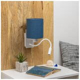  Brilagi - LED zidna lampa NUBILA 1xE27/25W/230V+ LED/3W bela/tamno plava | Eponuda.com